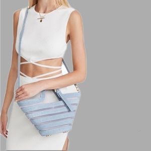 Cult Gaia Mini Laszlo Crossbody Bag NWT Maya Blue